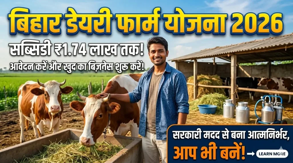 Bihar Dairy Farm Yojana 2026 yojana bazaar
