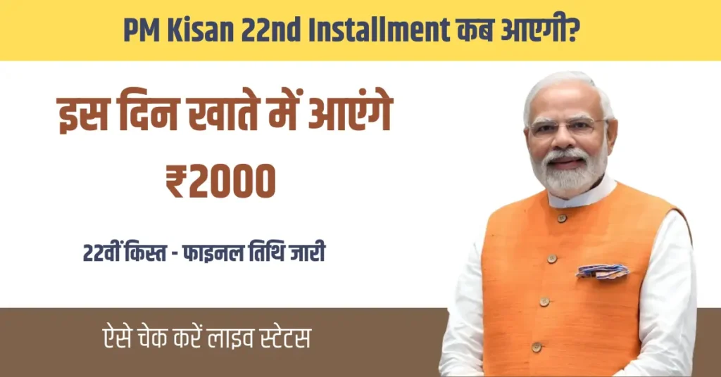 PM Kisan 22nd Installment Date 2026