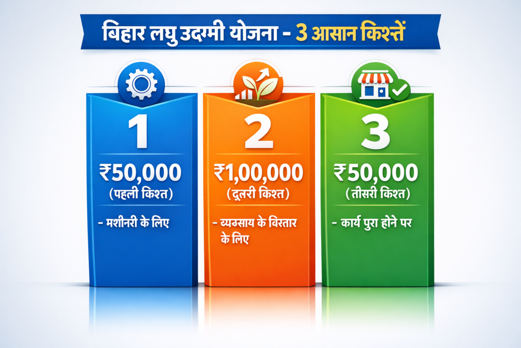 Bihar Laghu Udyami Yojana 2026 Payment Schedule