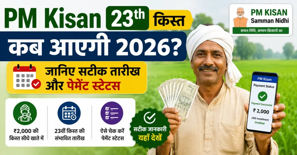 PM Kisan 23th Kist Kab Aayegi 2026