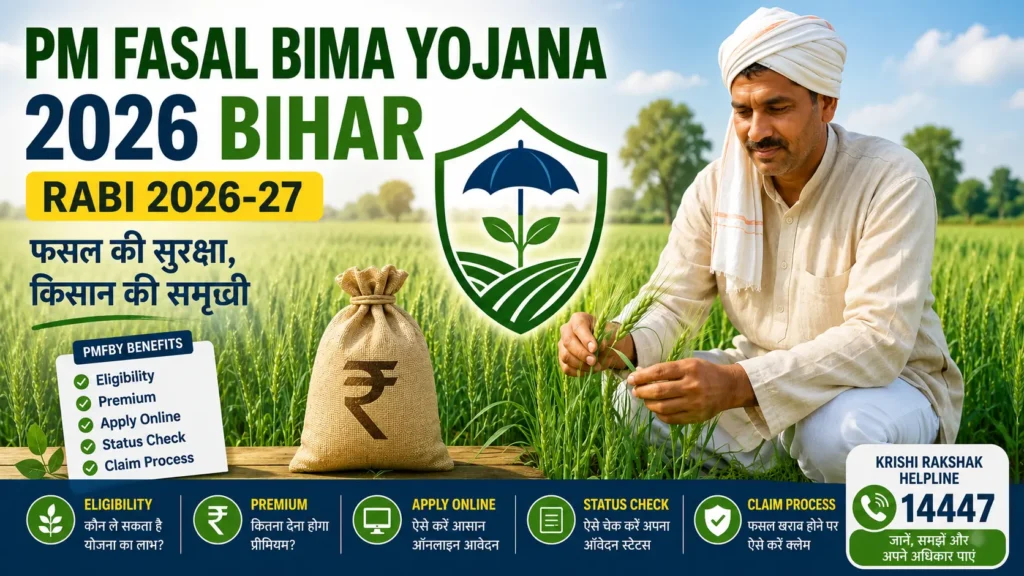 PM Fasal Bima Yojana 2026 Bihar
